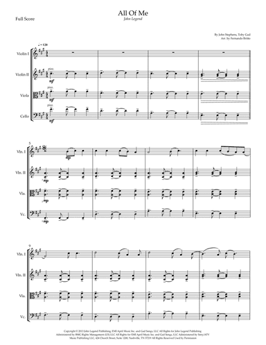 All Of Me (arr. Fernando Britto)