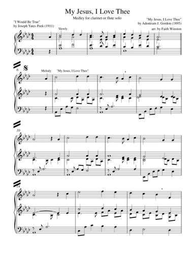 My Jesus, I Love Thee Medley (arr. Faith Winston)