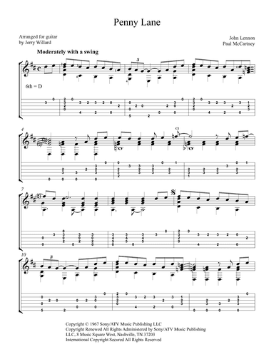 Penny Lane (arr. Jerry Willard)