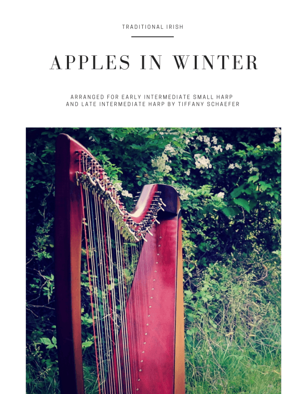 Apples in Winter: Early Intermediate (Small Harp) and Late Intermediate (Floor Harp) (arr. Tiffany Schaefer)