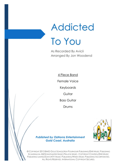 Addicted To You (arr. Jon Woodend)