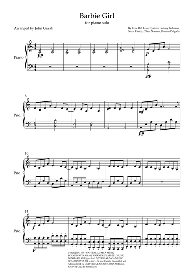 Barbie Girl (arr. John Graab)