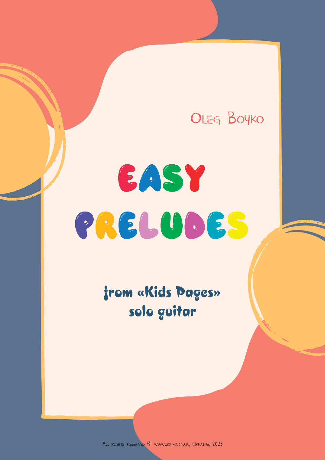Easy Preludes from "Kids Pages"