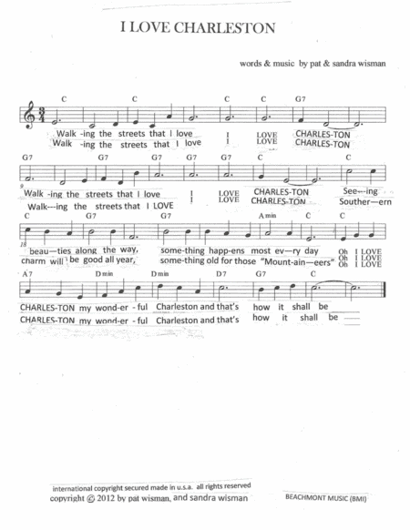I LOVE CHARLESTON