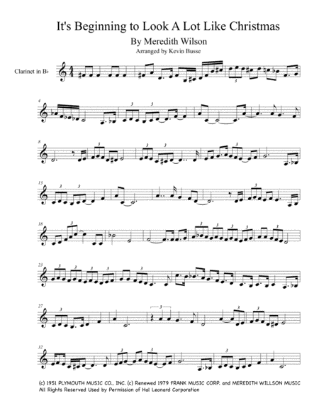 It's Beginning To Look Like Christmas (arr. Kevin Busse)