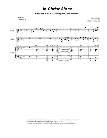 In Christ Alone (arr. Stephen DeCesare)