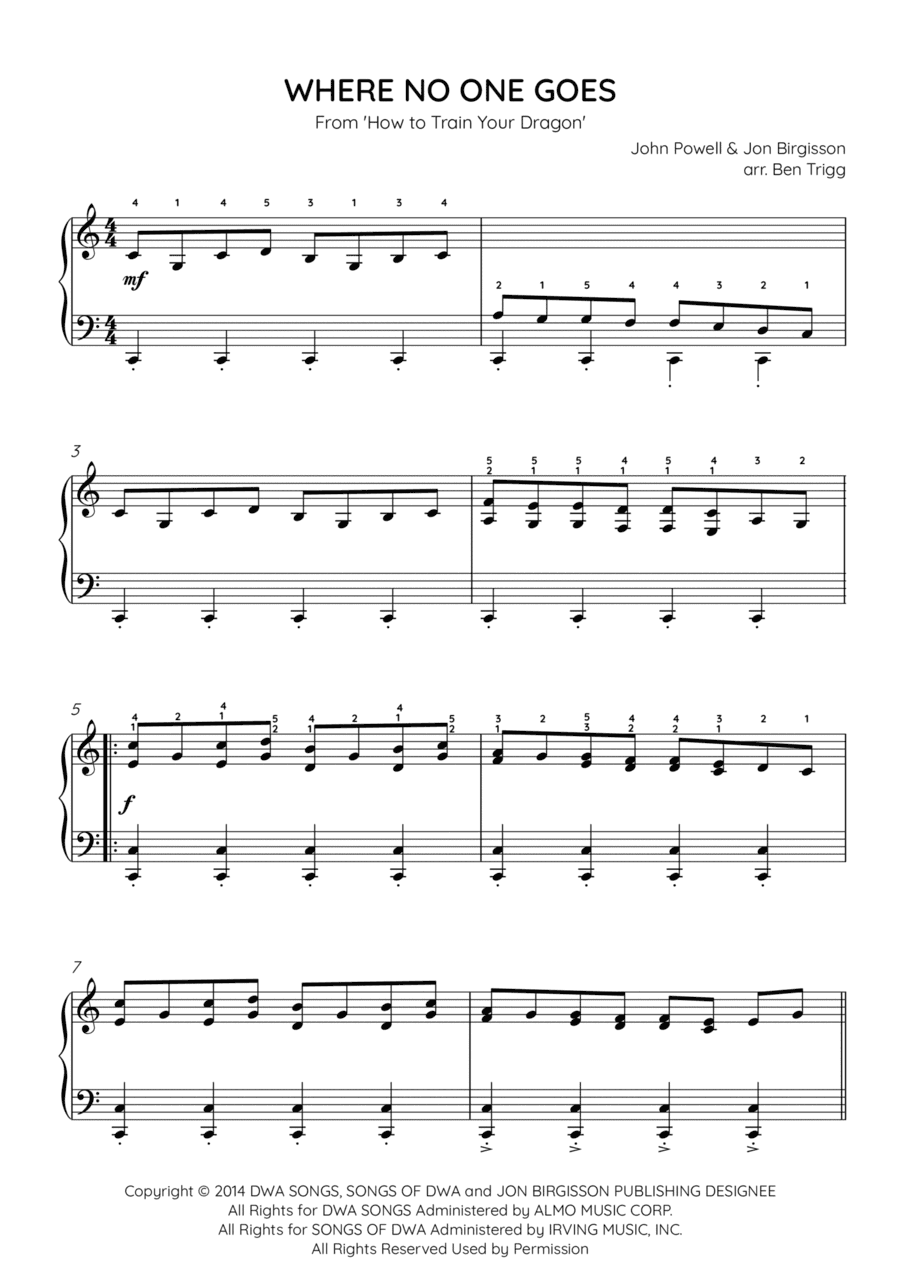 Where No One Goes (arr. Ben Trigg)