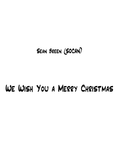 We Wish You a Merry Christmas - Flute Trio (arr. Sean Breen)