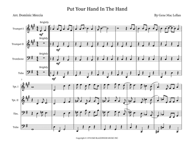 Put Your Hand In The Hand (arr. Dominic Meccia)