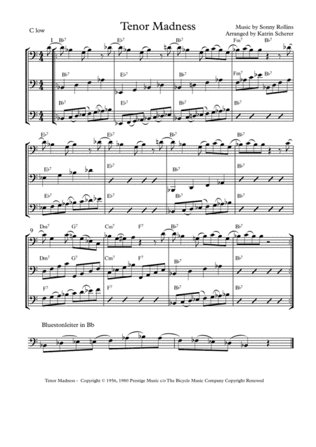 Tenor Madness (arr. Katrin Scherer)