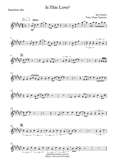 Is This Love (arr. Diego Nogueira)