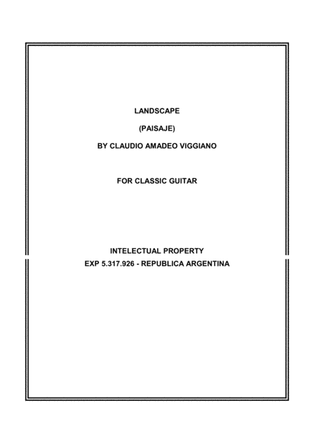 LANDSCAPE (PAISAJE)