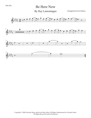 Be Here Now (arr. Kevin Busse)