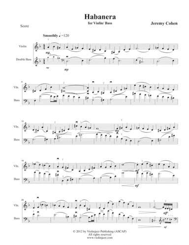 Habanera (violin-bass)