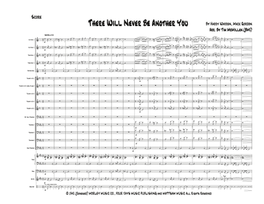There Will Never Be Another You (arr. Tim McMillen)