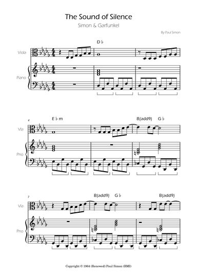 The Sound Of Silence (arr. Ygor Nunes)