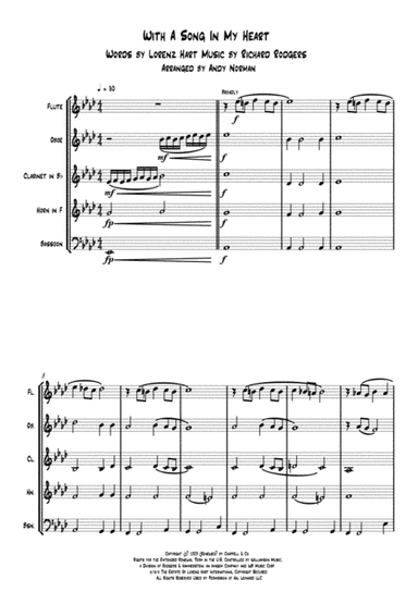 With A Song In My Heart from SPRING IS HERE (arr. Andy Norman)