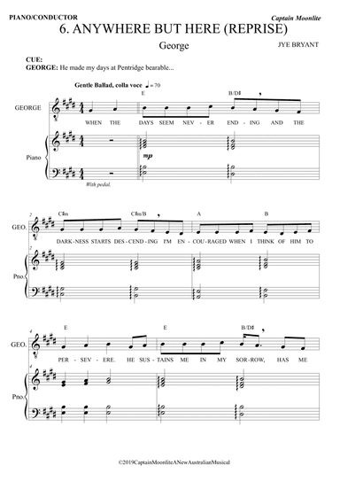 ANYWHERE BUT HERE (REPRISE) I