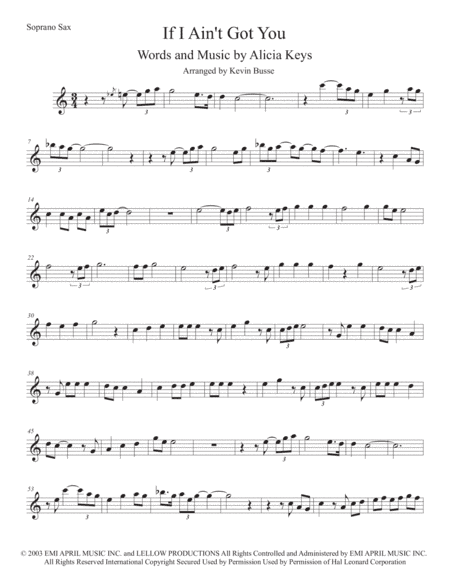 If I Ain't Got You (arr. Kevin Busse)