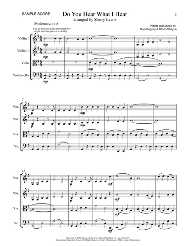 Do You Hear What I Hear (arr. Sherry Lewis)