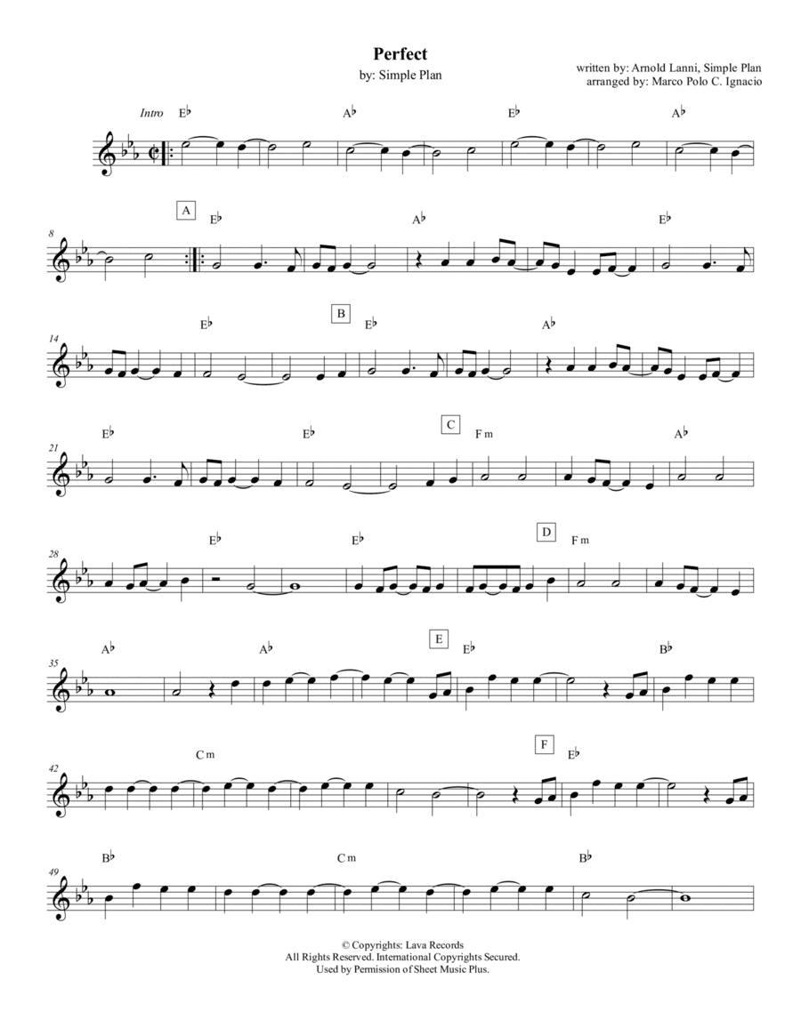 Perfect (arr. Marco Polo C. Ignacio)