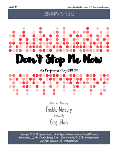 Don't Stop Me Now (arr. Greg Urban)