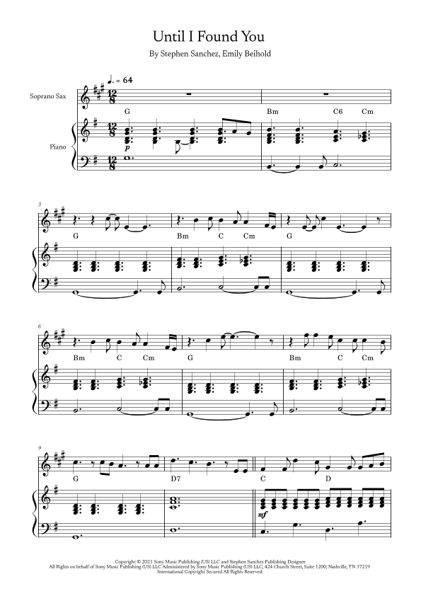 Until I Found You (arr. Marcony Carvalho)