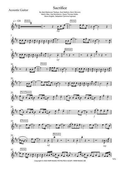 Sacrifice (arr. Matt Luff)