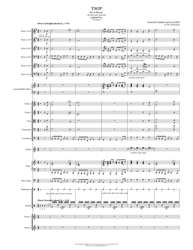 The Sound Of Philadelphia (t.s.o.p.) (arr. Ben Mulholland)