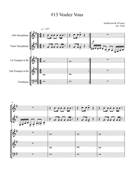Voulez-vous (arr. Violi)