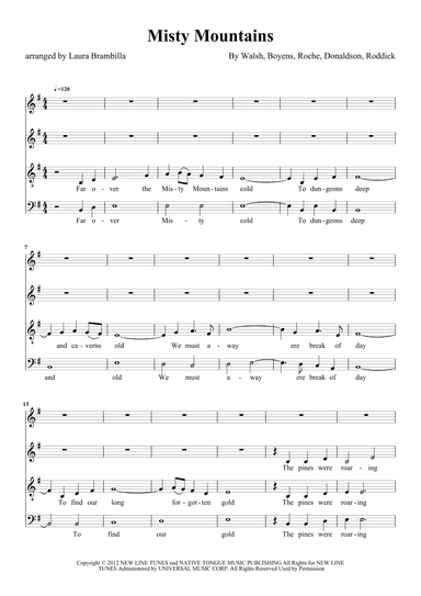 The Hobbit 2 (arr. Laura Brambilla)