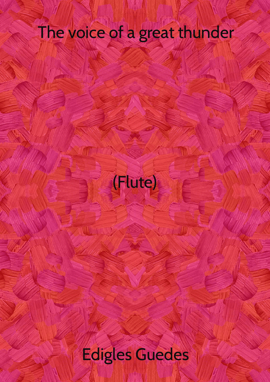 The voice of a great thunder