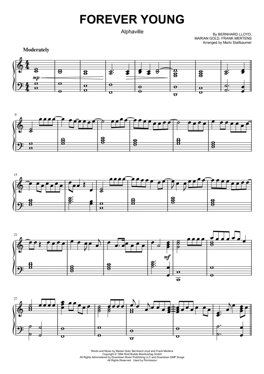Forever Young (arr. Mario Stallbaumer)