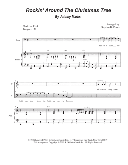 Rockin' Around The Christmas Tree (arr. Stephen DeCesare)
