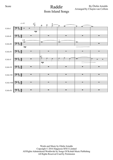 Raddir (arr. Chajim van Collem)