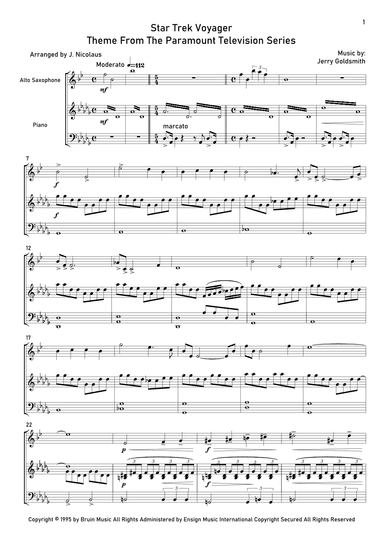 Star Trek - Voyager(r) (arr. John Nicolaus)