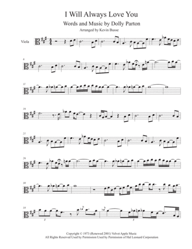 I Will Always Love You (arr. Kevin Busse)