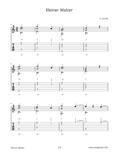 Kleiner Walzer (arr. Bettina Schipp)