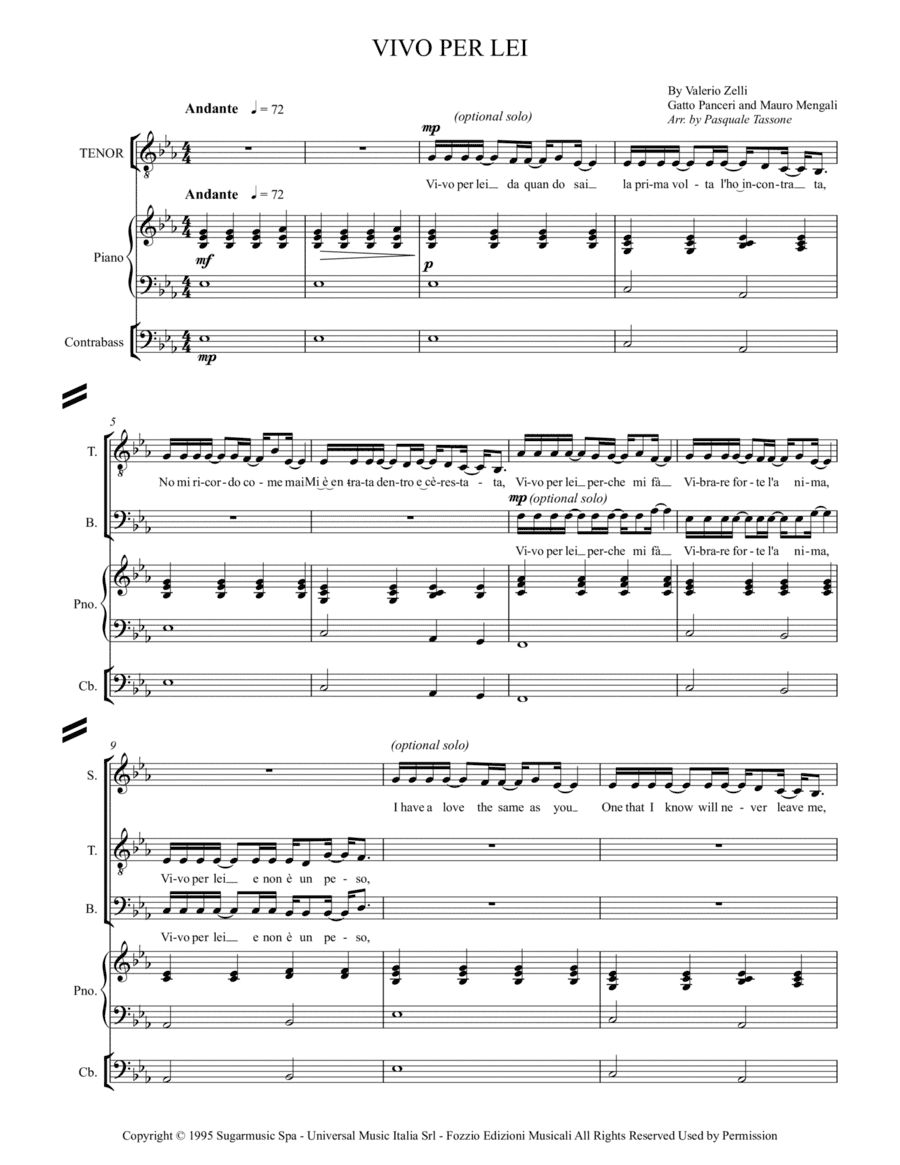 Nella Fantasia (arr. Pasquale Tassone)