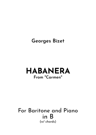 Habanera (arr. Jireh J.)