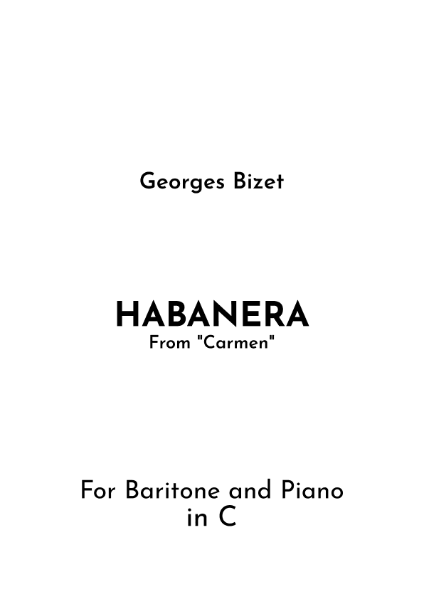Habanera (arr. Jireh J.)