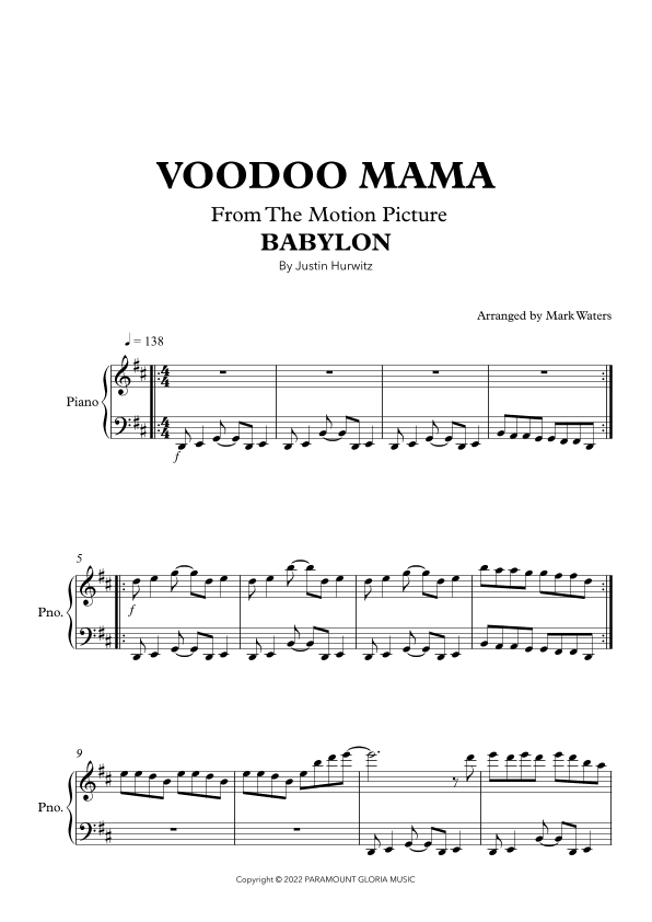 Voodoo Mama (arr. Mark Waters)
