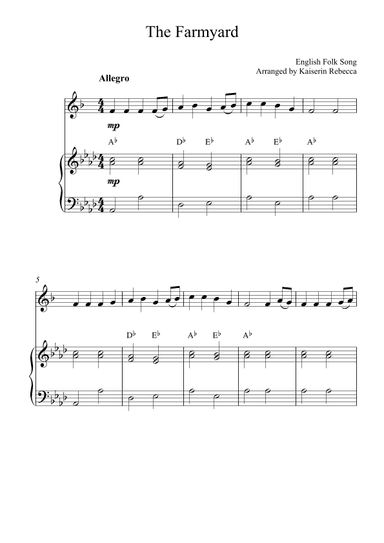 The Farmyard (arr. Kaiserin Rebecca)