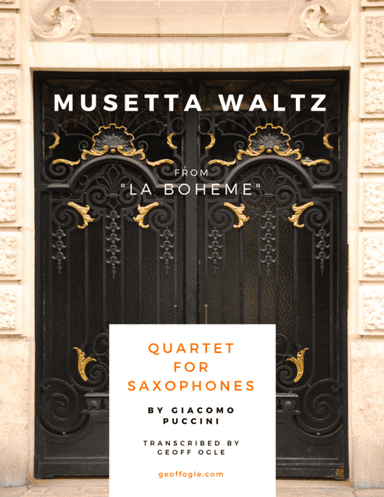 Musetta Waltz from La Boheme (arr. Geoff Ogle)