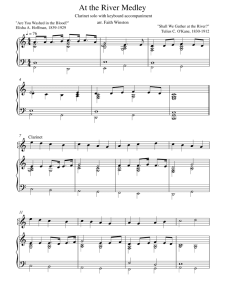 At the River Medley (arr. Faith Winston)