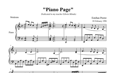 Piano Page