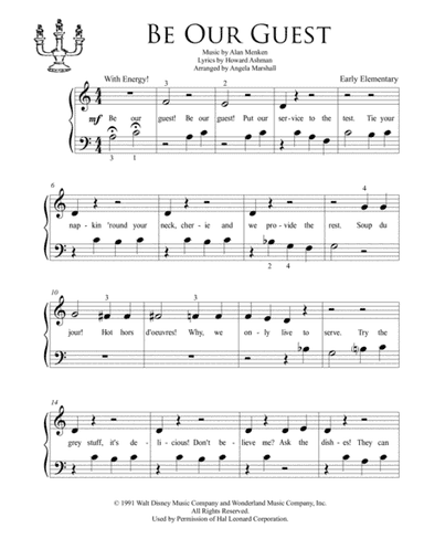 Be Our Guest (arr. Angela Marshall)