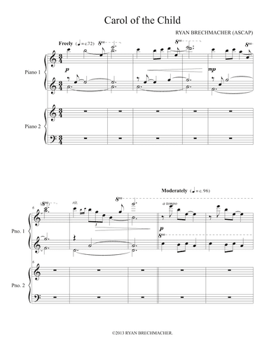 Carol of the Child (arr. Ryan Brechmacher)