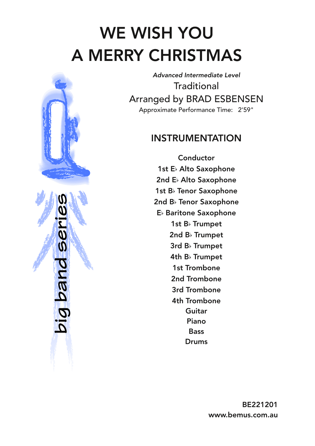 We Wish You A Merry Christmas (arr. Brad Esbensen)