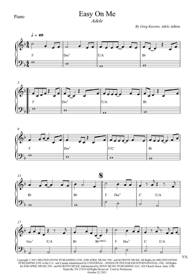 Easy On Me (arr. Wesley S. SIlva)